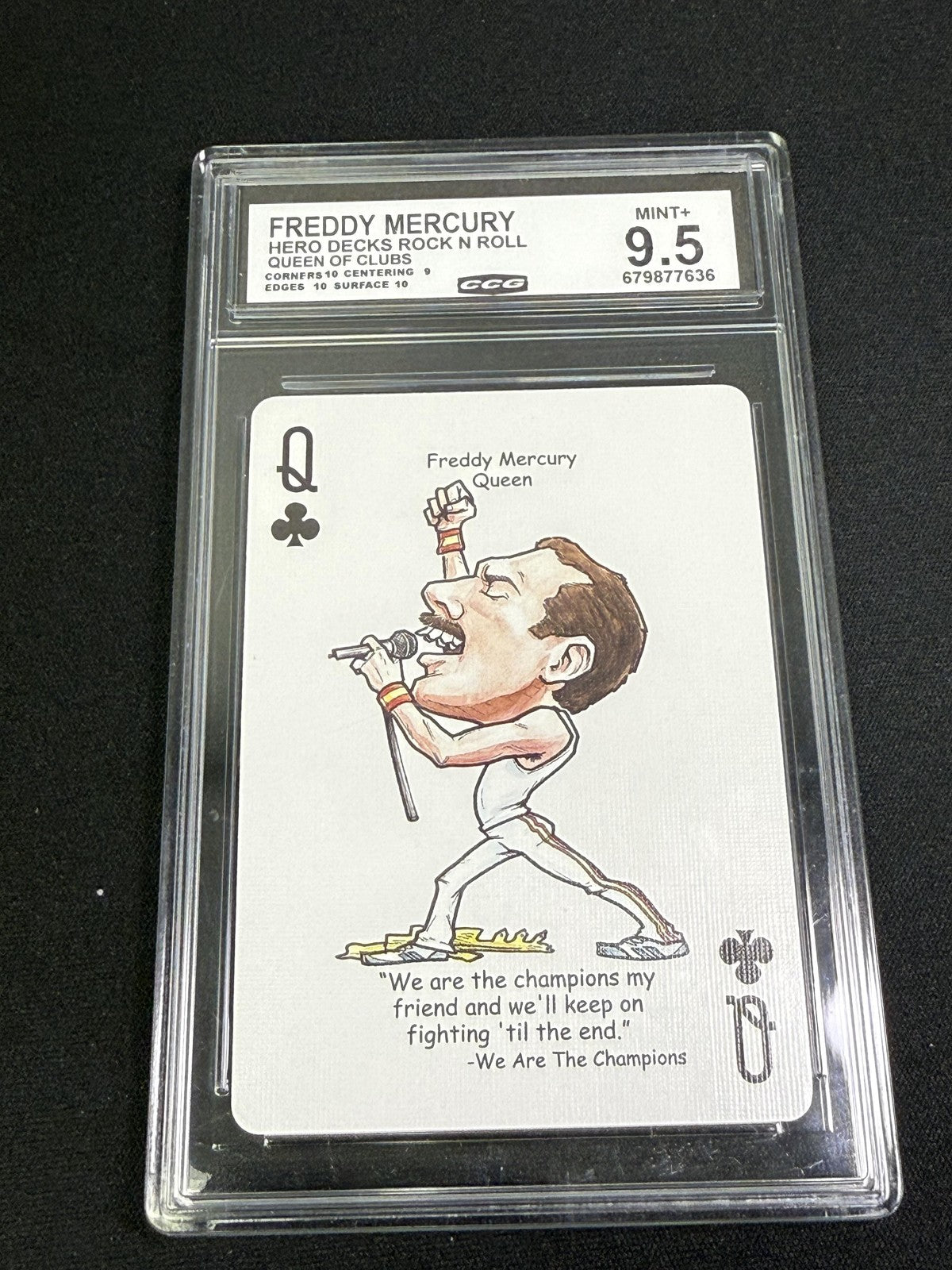 Freddy Mercury Hero Decks Rock N Roll CCG 9.5