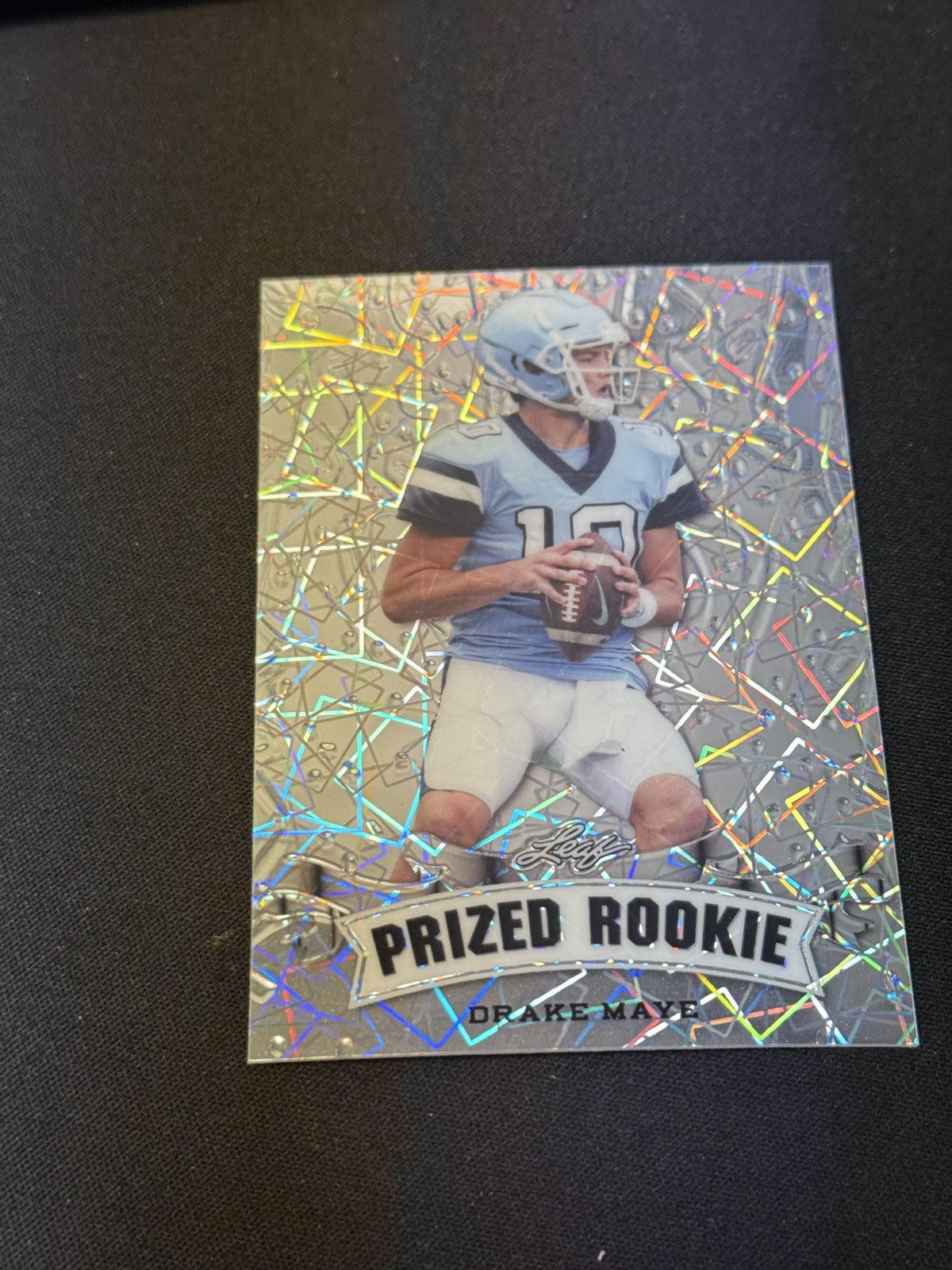 Drake Maye 2023 Leaf Prized Metal Rookie /25 RC Patriots