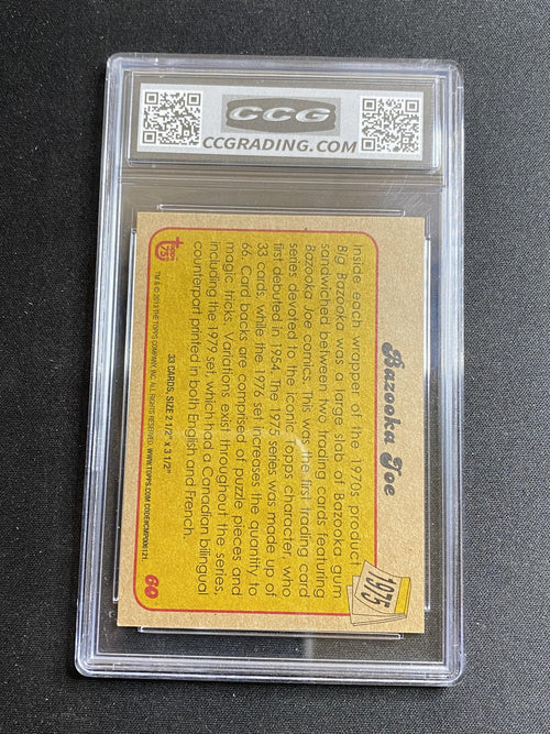 Bazooka Joe 2013 Topps 75th Anniversary 60 CCG MINT AUTHENTIC