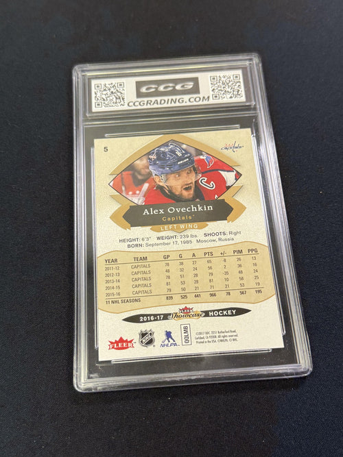 Alex Ovechkin 2016 Fleer Showcase CCG 10 Capitals Rookie