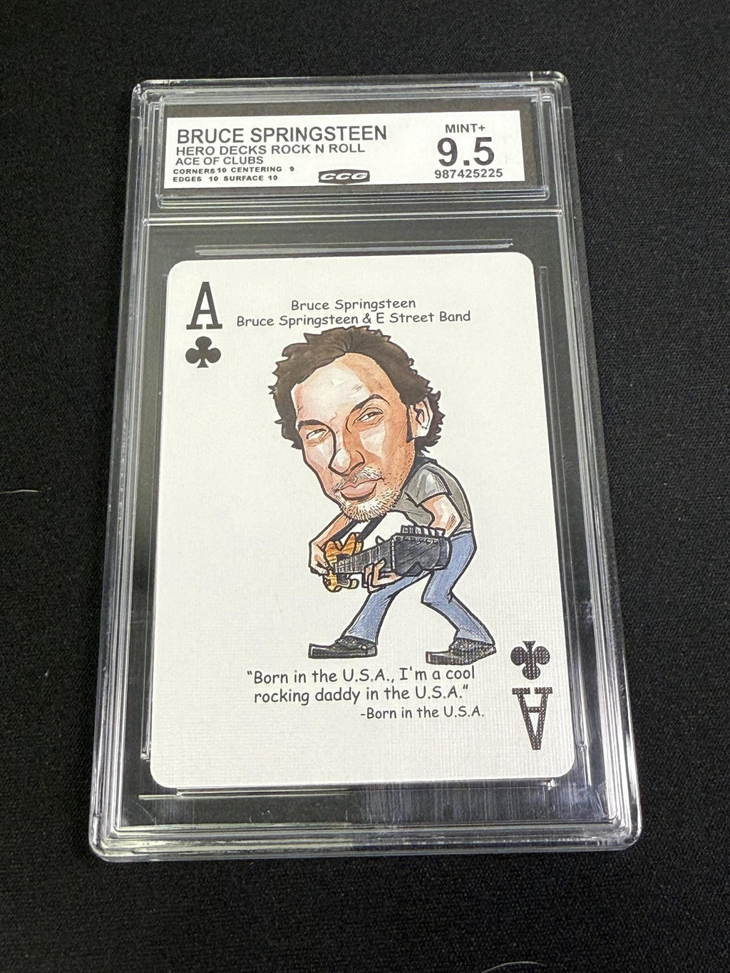 Bruce Springsteen Hero Decks Rock N Roll CCG 9.5