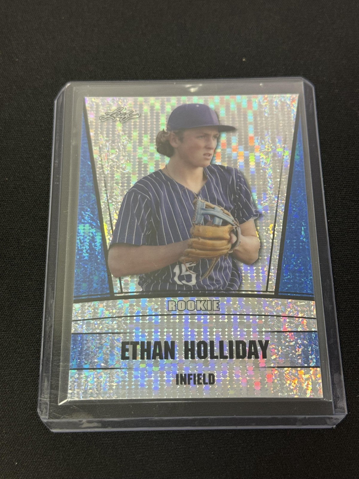 Ethan Holliday 2023 Leaf Metal /25 RC Rockies
