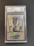 CJ Stroud 2023 Leaf Metal Rookie Laser Silver /25 CCG 10