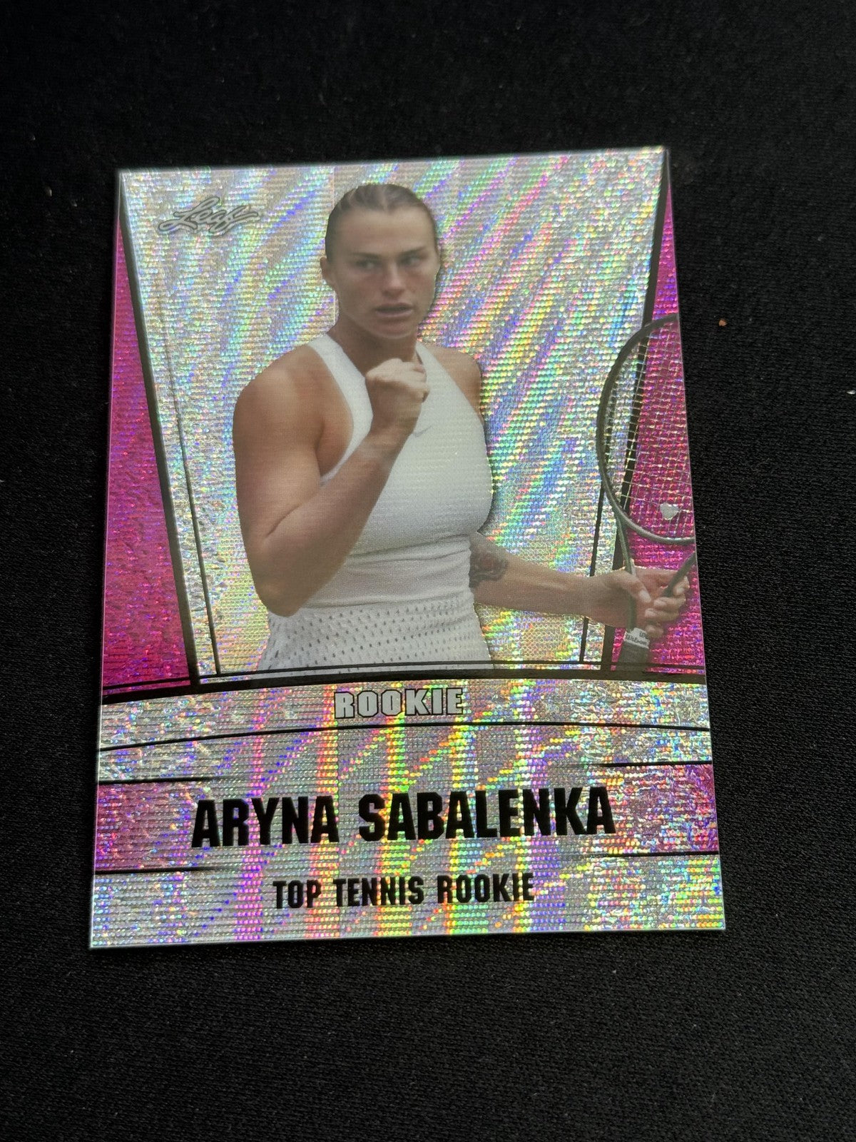 Aryna Sabalenka 2023 Leaf Metal Rookie Pink /10 RC