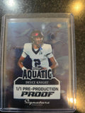 Deuce Knight 2025 Leaf 1/1 Proof RC