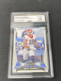 Brock Bowers 2023 Leaf Draft Rookie CCG 10 Raiders Rookie