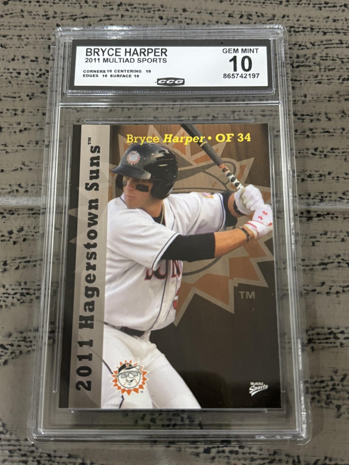 Bryce Harper 2011 Multiad Sports CCG 10 RC