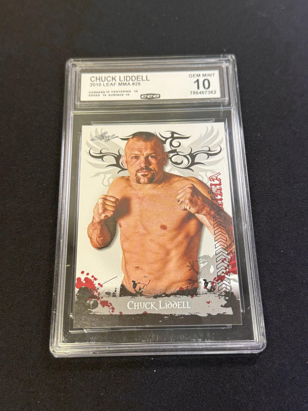 Chuck Liddell 2010 Leaf MMA CCG 10 Rookie