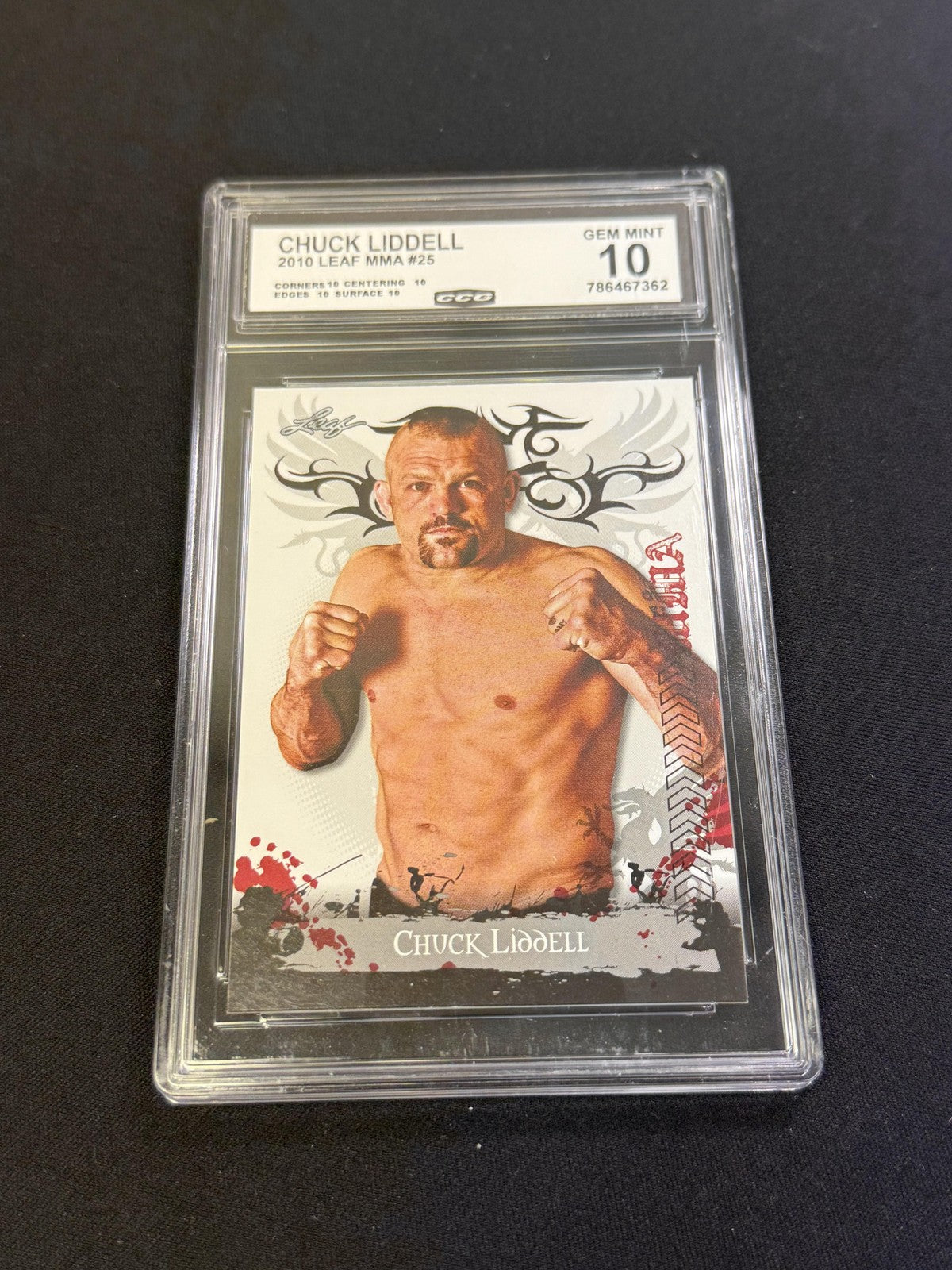 Chuck Liddell 2010 Leaf MMA CCG 10 Rookie