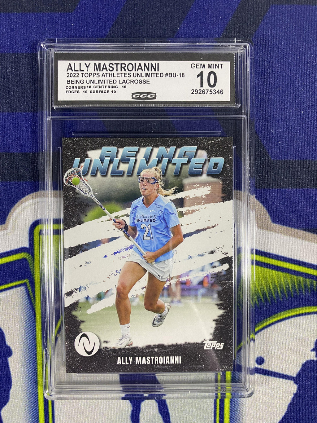 Ally Mastrioanni 2022 Topps Athletes Unlimited BU18 CCG 10 RC