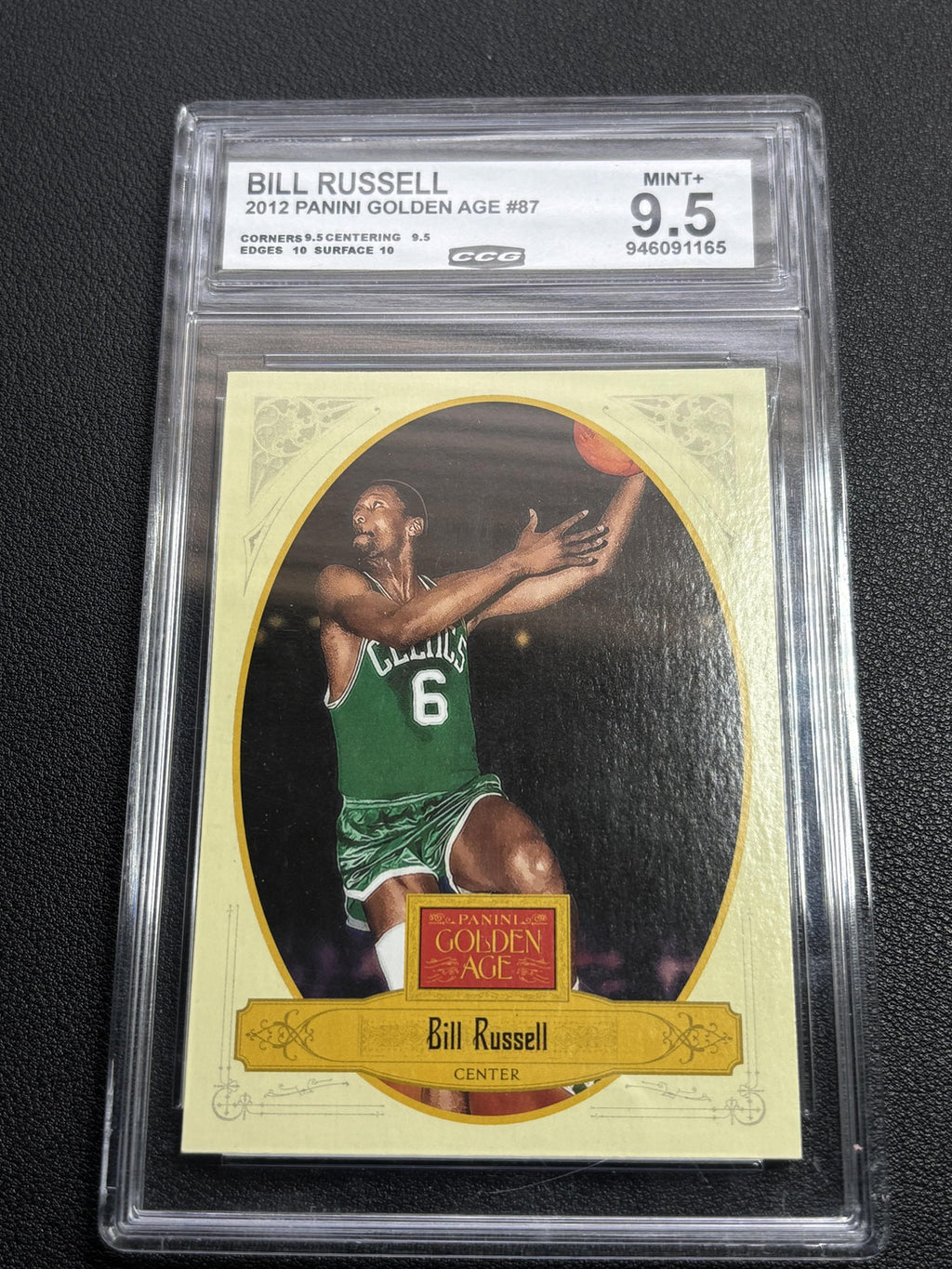 Bill Russell Panini 2012 Panini Golden Age CCG 9.5