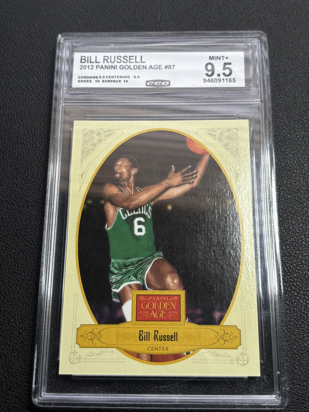 Bill Russell Panini 2012 Panini Golden Age CCG 9.5