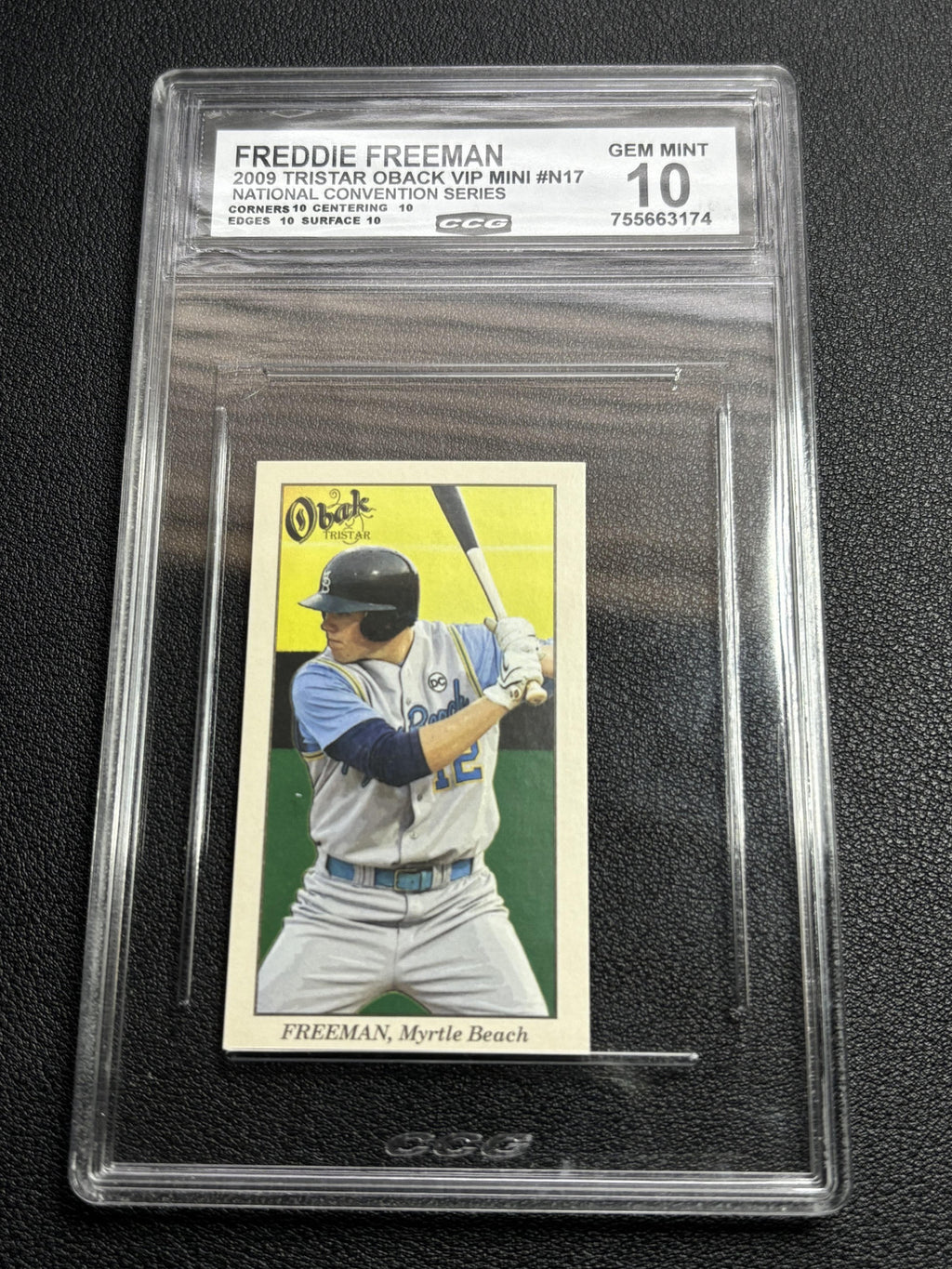 Fredie Freeman 2009 National Convention Series Tristar Oback VIP Mini CCG 10