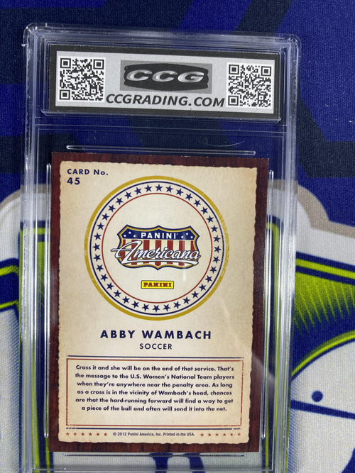 Abby Wambach 2012 Panini Americana 45 Heroes & Legends CCG 9.5 RC
