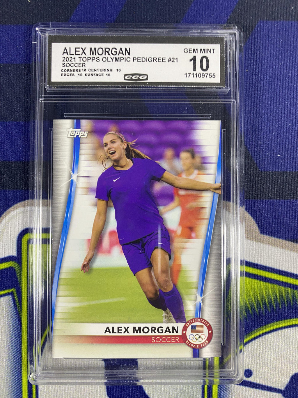 Alex Morgan 2021 Topps Olympic Pedigree 21 Soccer CCG 10 RC