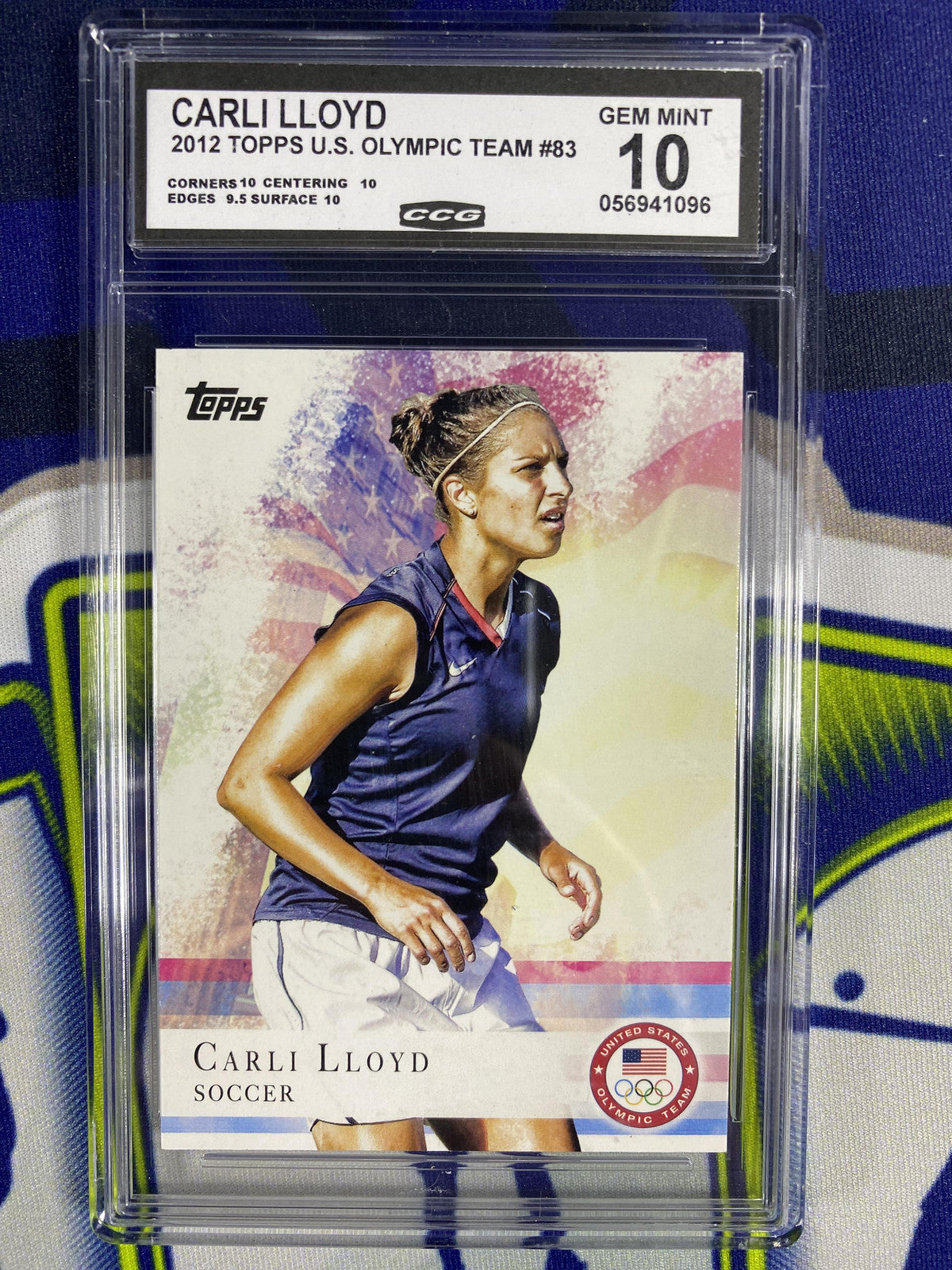 Carli Lloyd 2012 Topps US Olympic Team 83 CCG 10 RC
