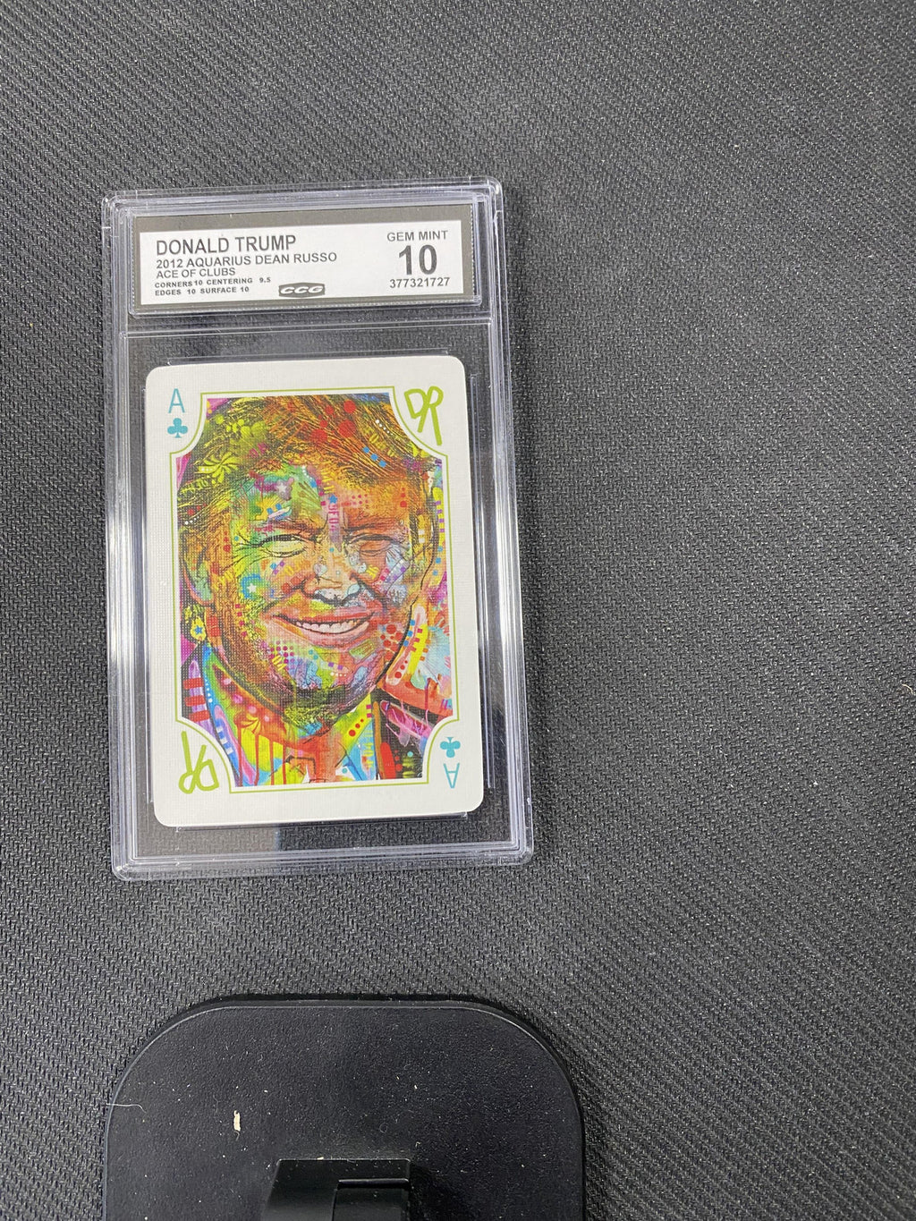 Donald Trump 2012 Aquaris Ace of Clubs CCG 10 RC
