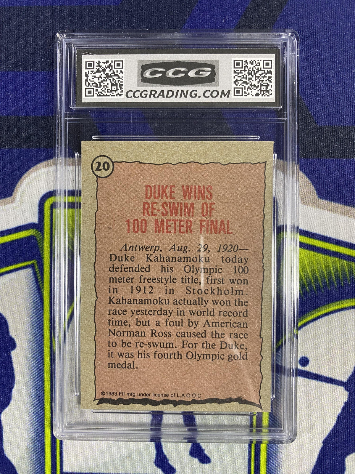 Duke Kahanamoku 1991 Impel US Olympic HOF 20 CCG 10 RC