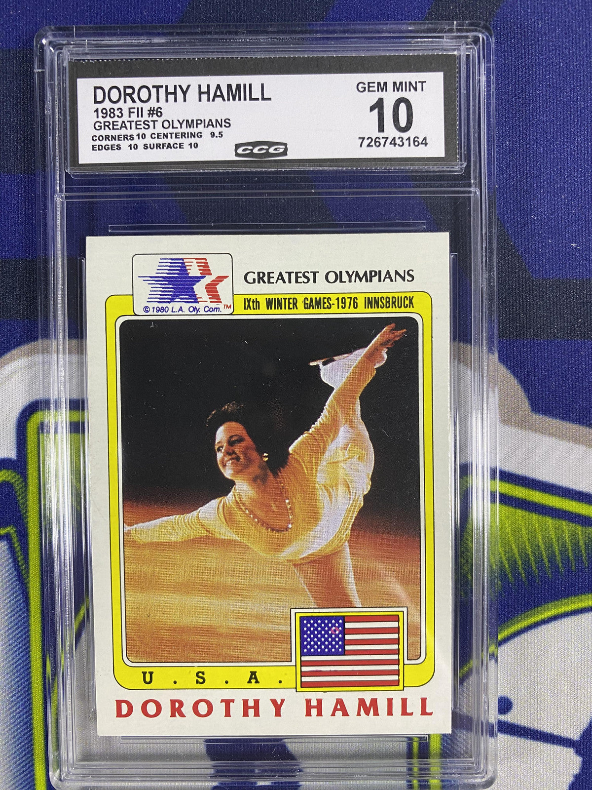 Dorothy Hamill 1983 Fii Greatest Olympians 6 CCG 10 RC