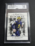 J.J. McCarthy 2023 Leaf Rookie Achievement CCG 10