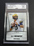 J.J. McCarthy 2022 Leaf Draft Silver Rookie CCG 10
