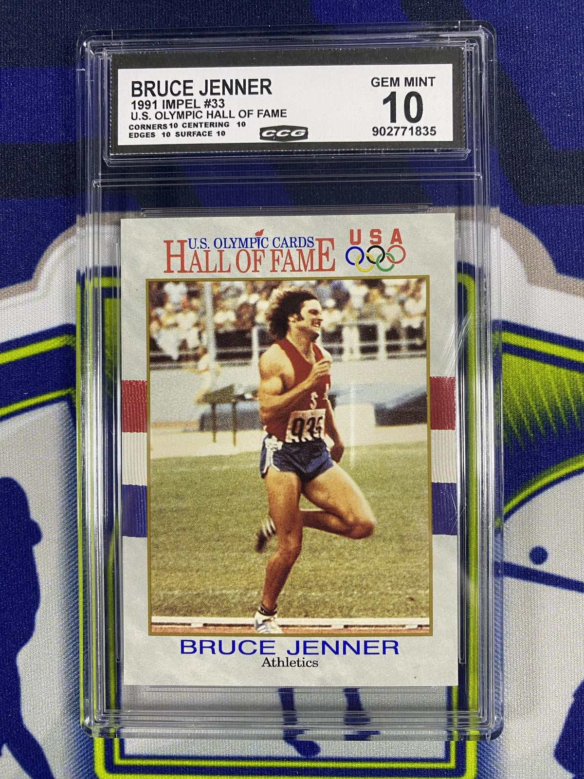 Bruce Jenner 1991 Impel US Olympic HOF 33 CCG 10 RC
