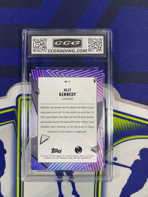 Ally Kennedy 2022 Topps Athletes Unlimited RB17 CCG 9.5 RC