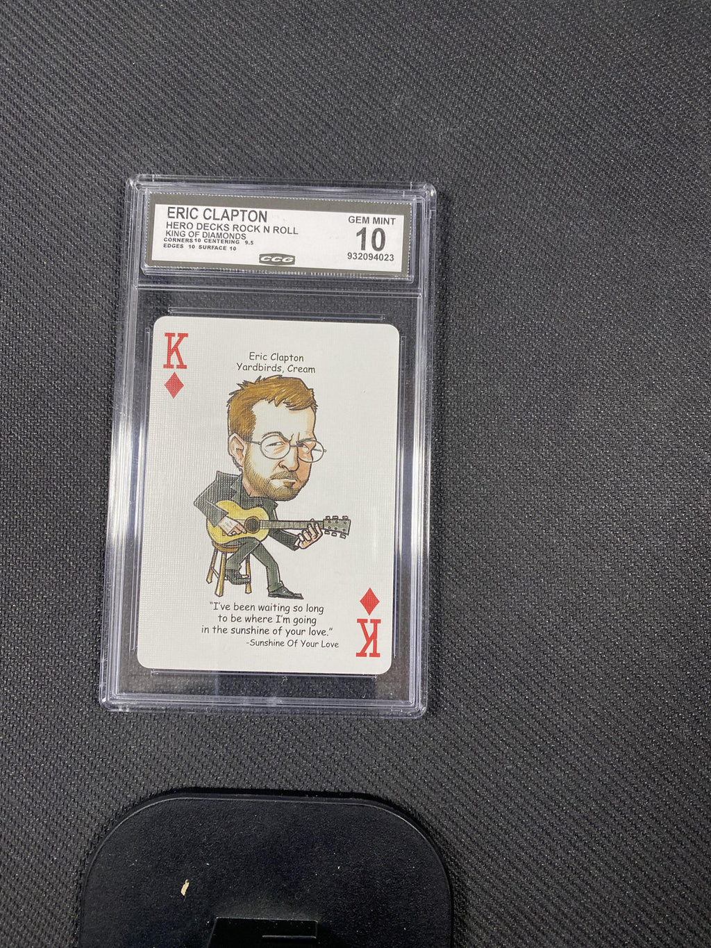 Eric Clapton 2022 Hero Decks Rock N' Roll King of Diamonds CCG 10 RC