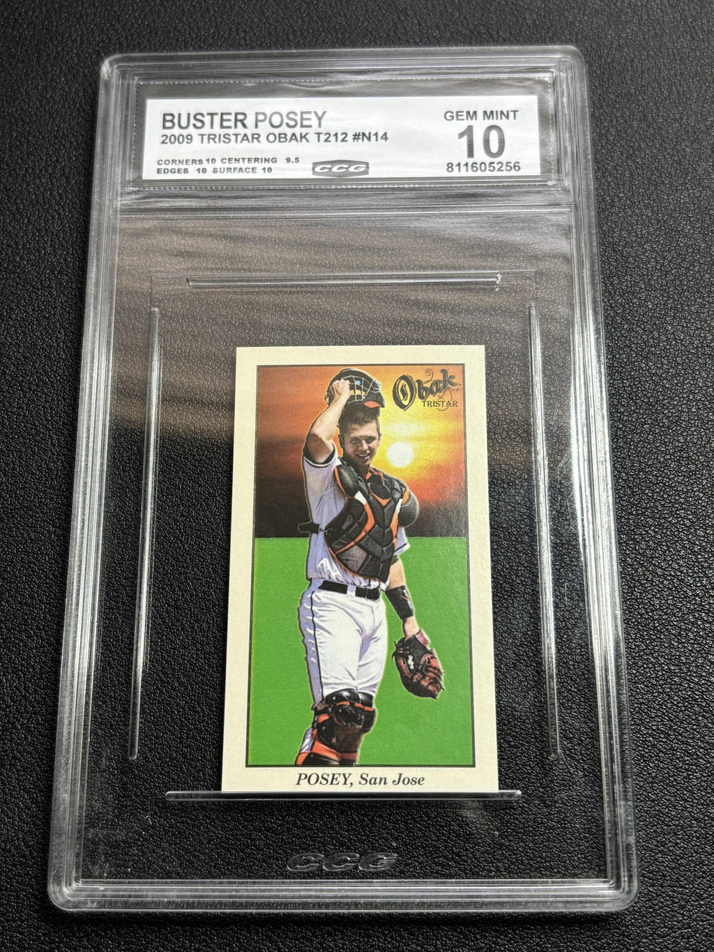 Buster Posey 2009 Tristar Obak CCG 10