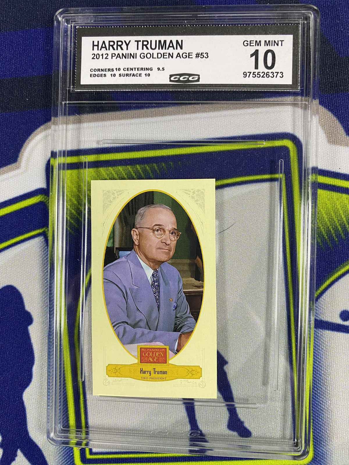 Harry Truman 2012 Panini Golden Age 53 CCG 10 RC