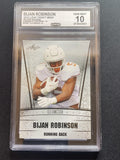 Bijan Robinson 2022 Leaf Draft RS9 Silver Rookie CCG 10 RC