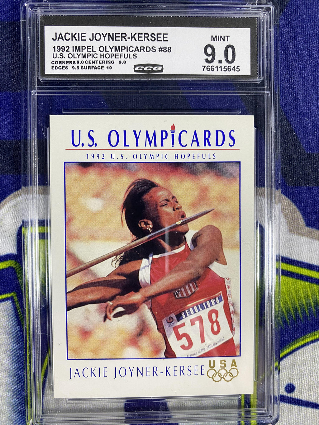 Jackie Joyner-Kersee 1992 Impel Olympicards 88 CCG 9 RC