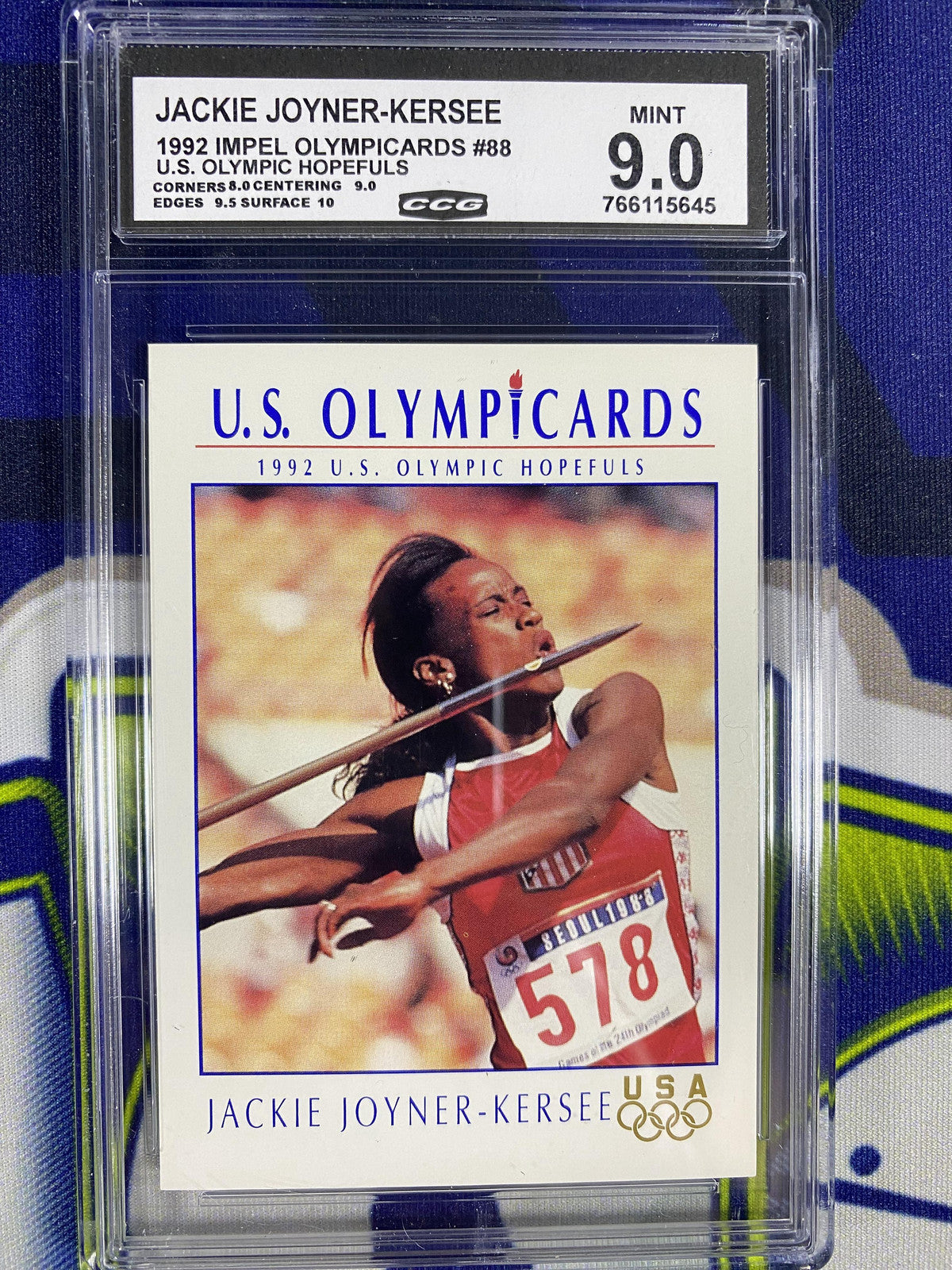 Jackie Joyner-Kersee 1992 Impel Olympicards 88 CCG 9 RC