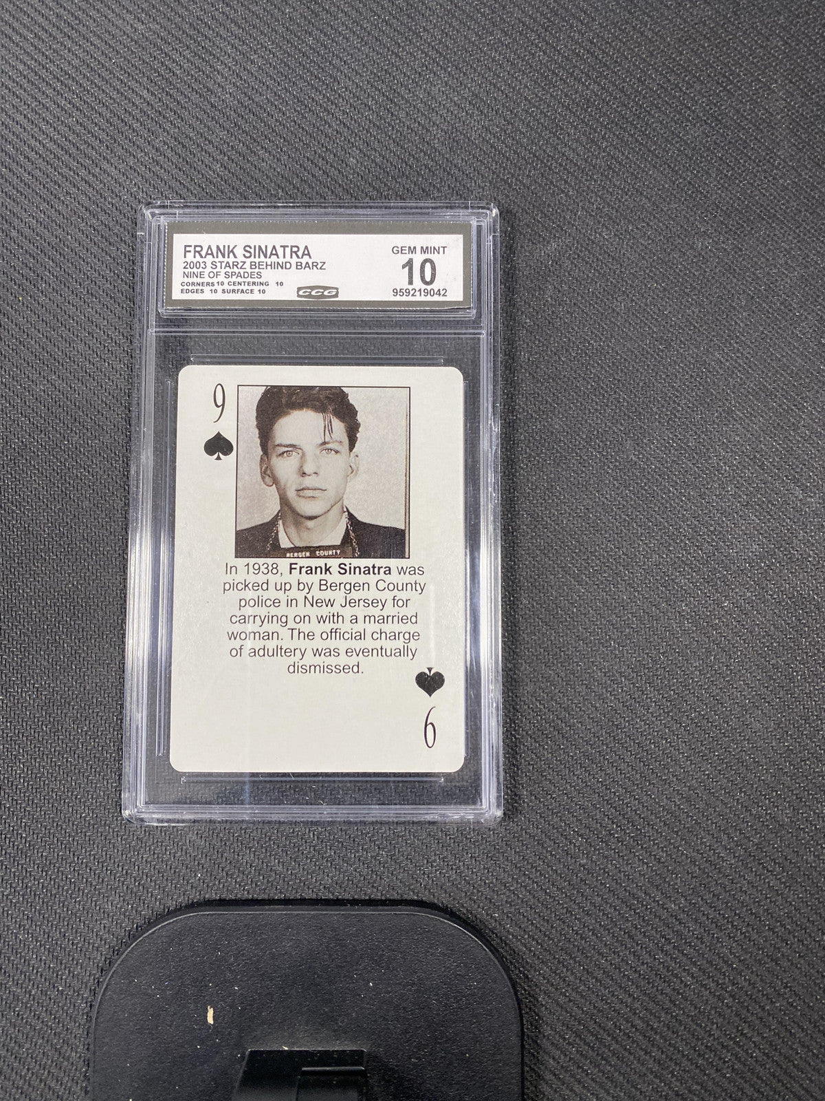 Frank Sinatra 2003 Starz Behind Barz CCG 10 RC