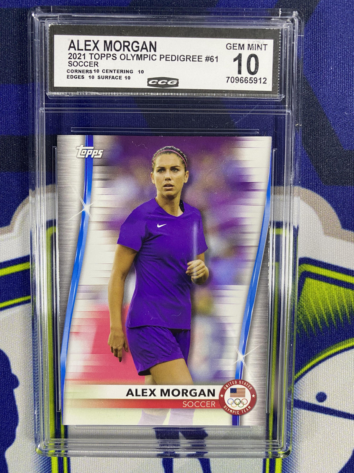 Alex Morgan 20142021 Topps Olympic Pedigree 242 Soccer CCG 10 RC