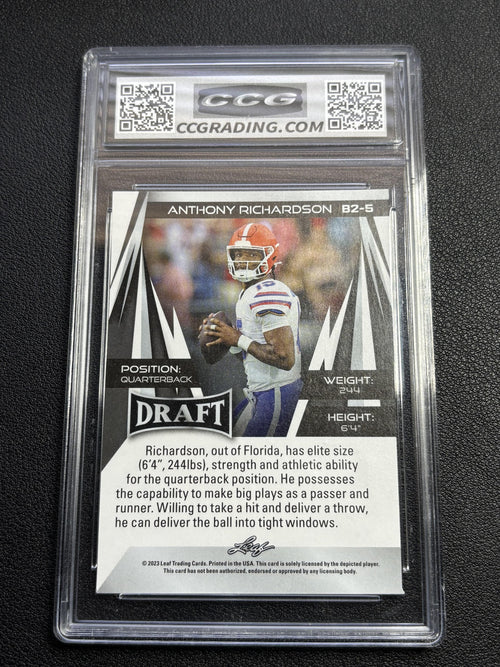 Anthony Richardson 2023 Leaf Draft Rookie CCG 10