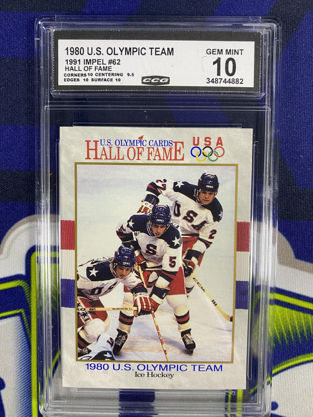 1980 US Olympic Team 1991 Impel Hall of Fame 62 CCG 10 RC