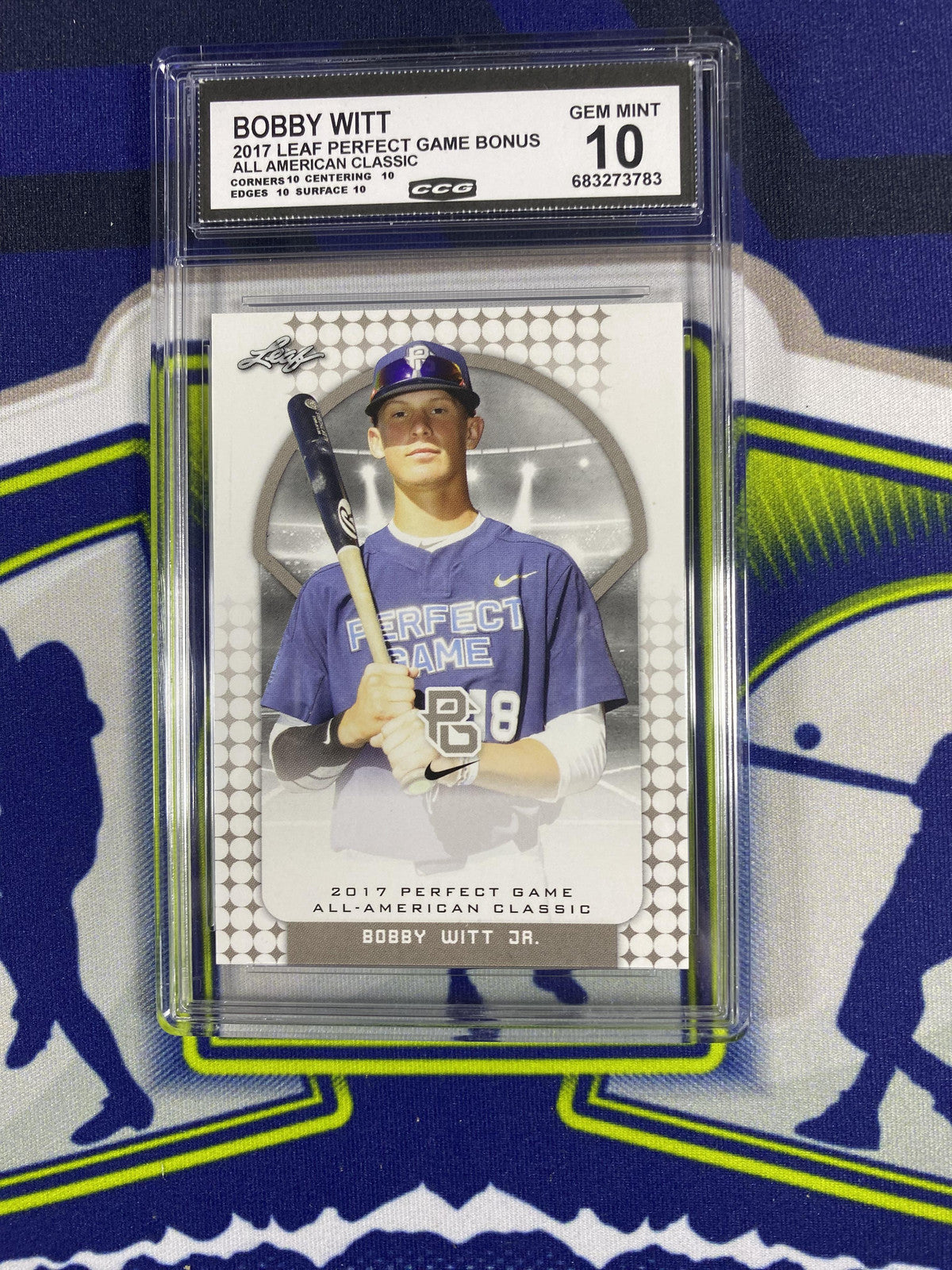 Bobby Witt 2017 Leaf Perfect Game Bonus CCG 10 RC