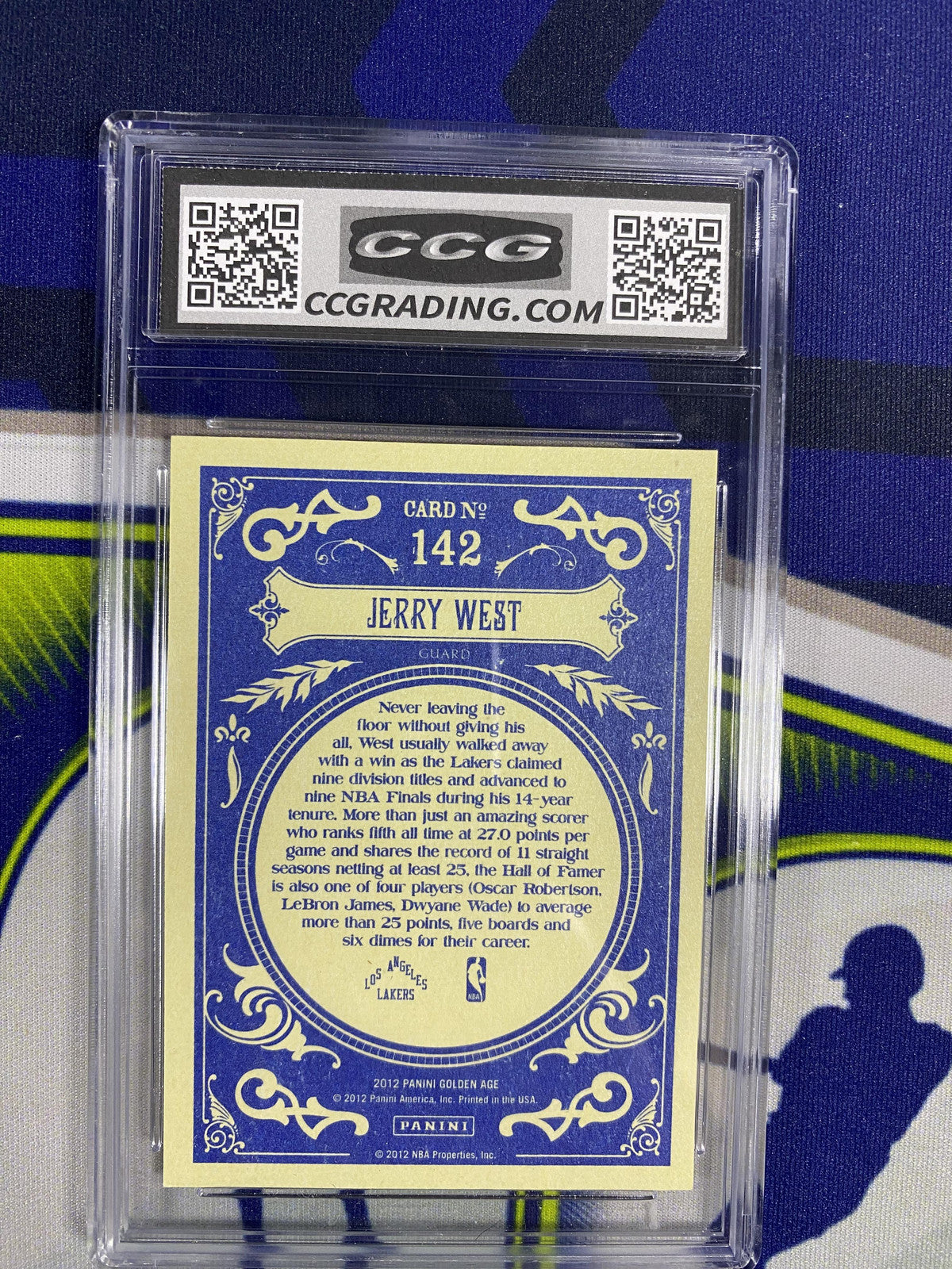 Jerry West 2012 Panini Golden Age 142 CCG 10 RC