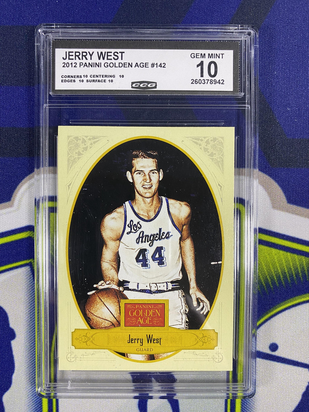 Jerry West 2012 Panini Golden Age 142 CCG 10 RC