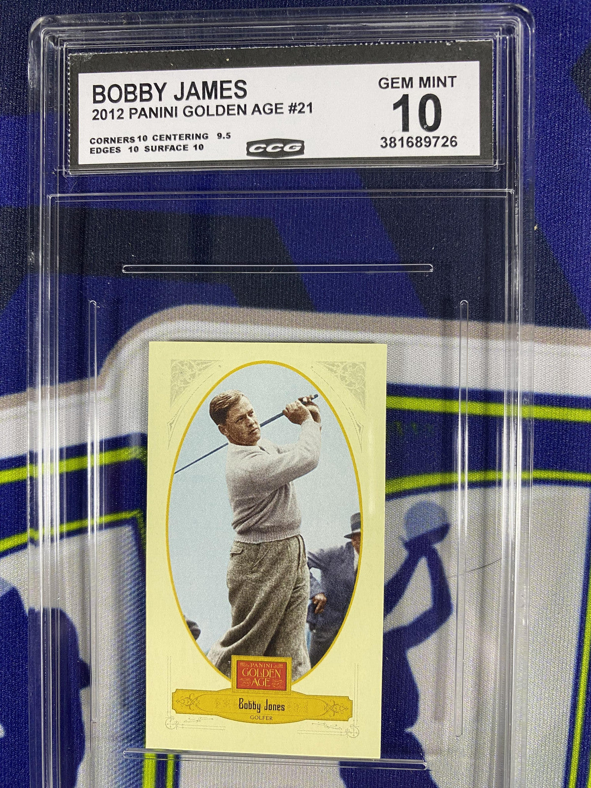 Bobby James 2012 Panini Golden Age 21 CCG 10 RC