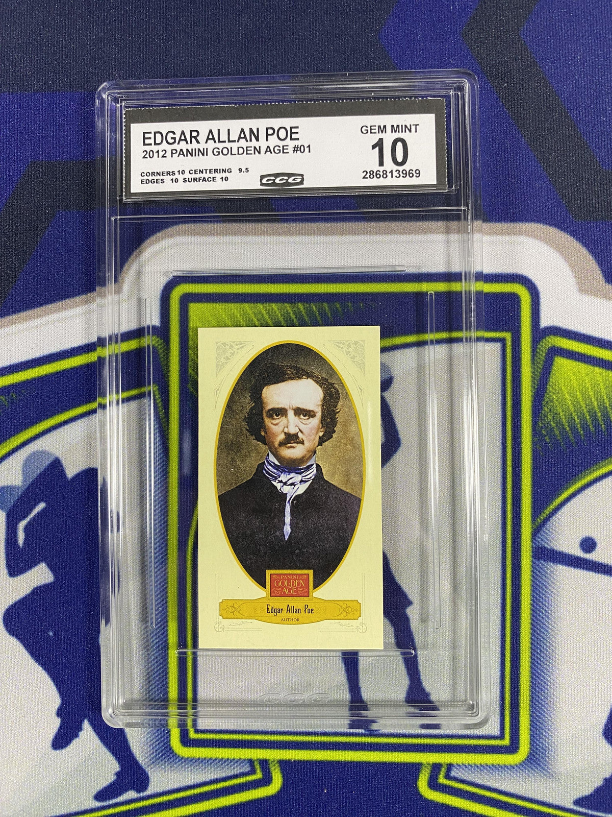 Edgar Allen Poe 2012 Panini Golden Age 1 CCG 10 RC