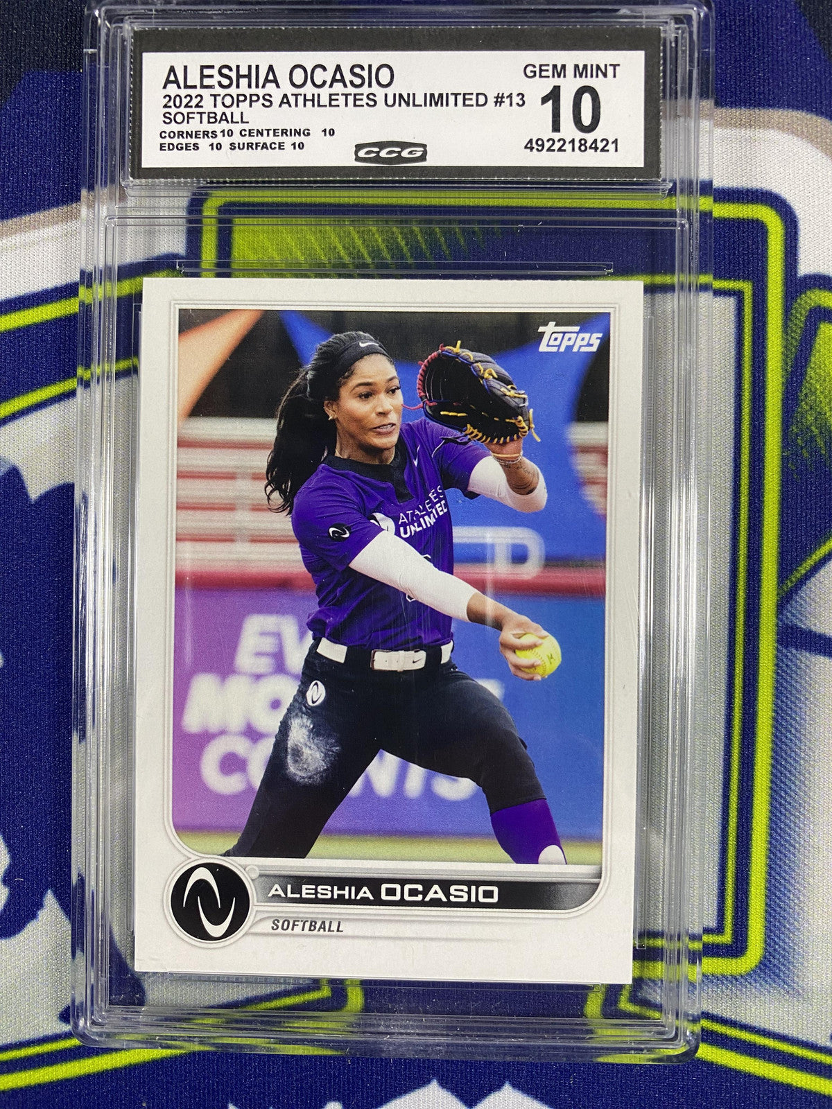 Aleshia Ocasio 2022 Topps Athletes Unlimited CCG 10 RC