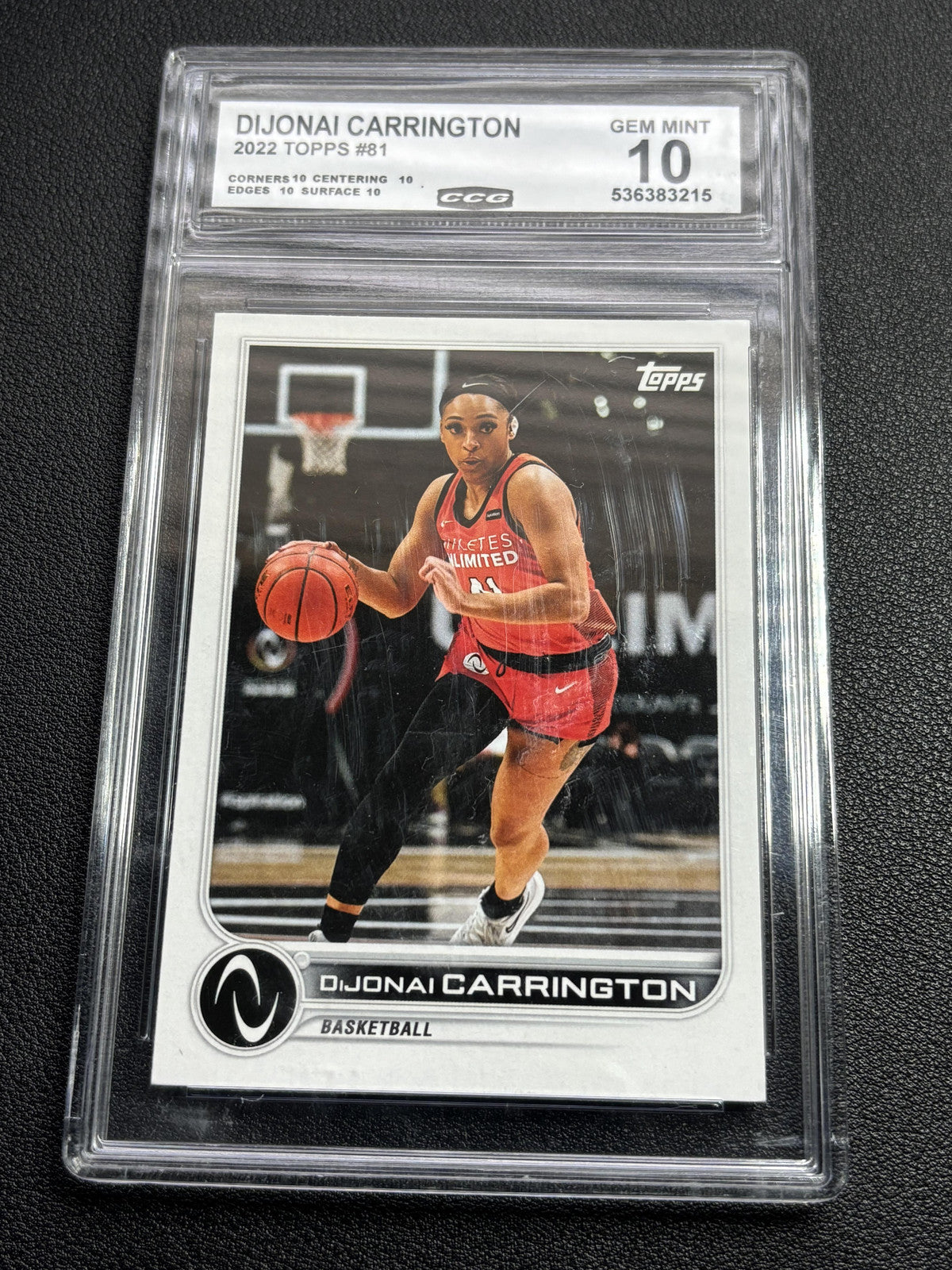 Dijonai Carrington 2022 Topps CCG 10
