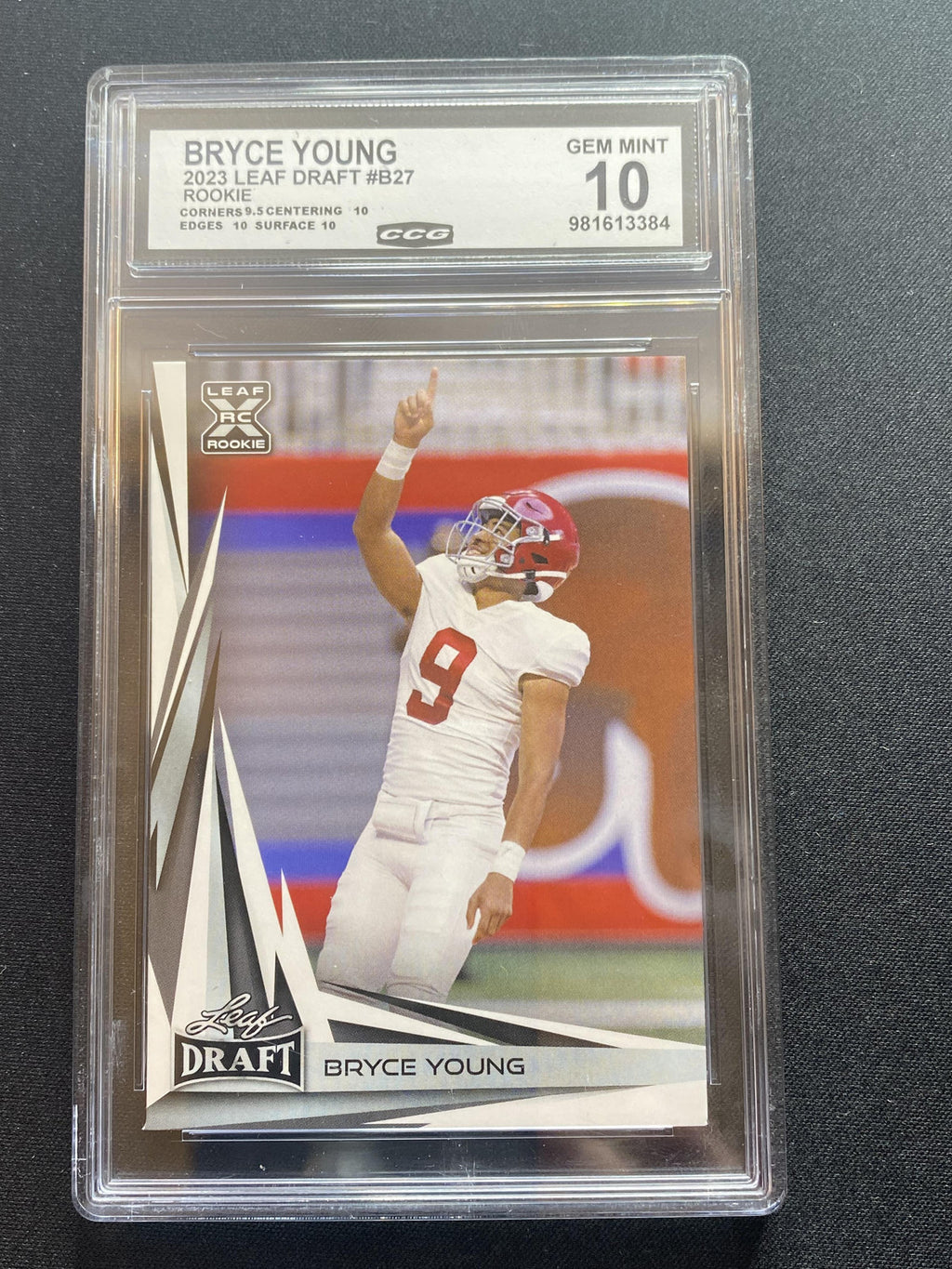 Bryce Young 2023 Leaf Draft B27 CCG 10 RC
