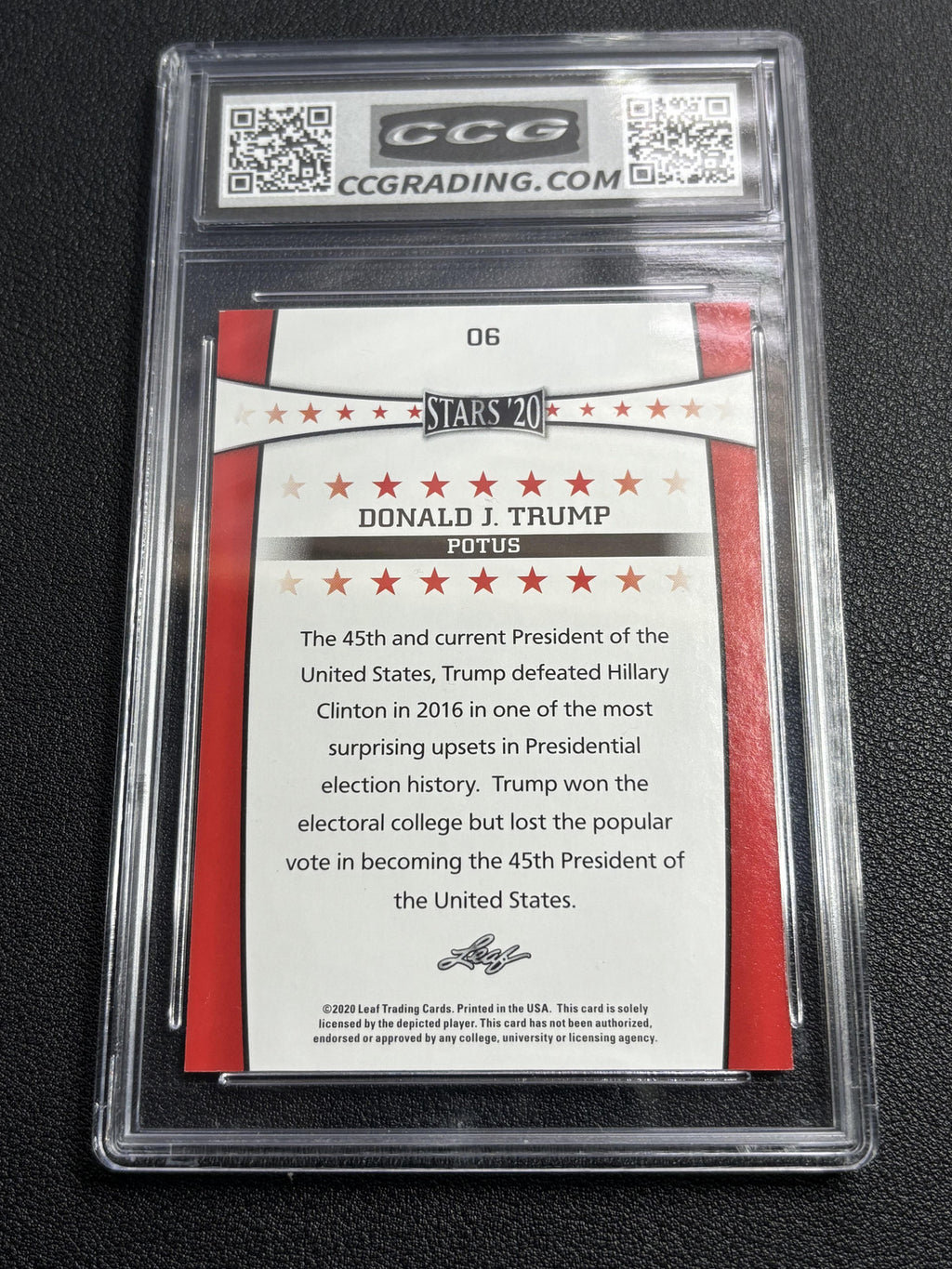 Donald J. Trump 2020 Stars '20 CCG 10