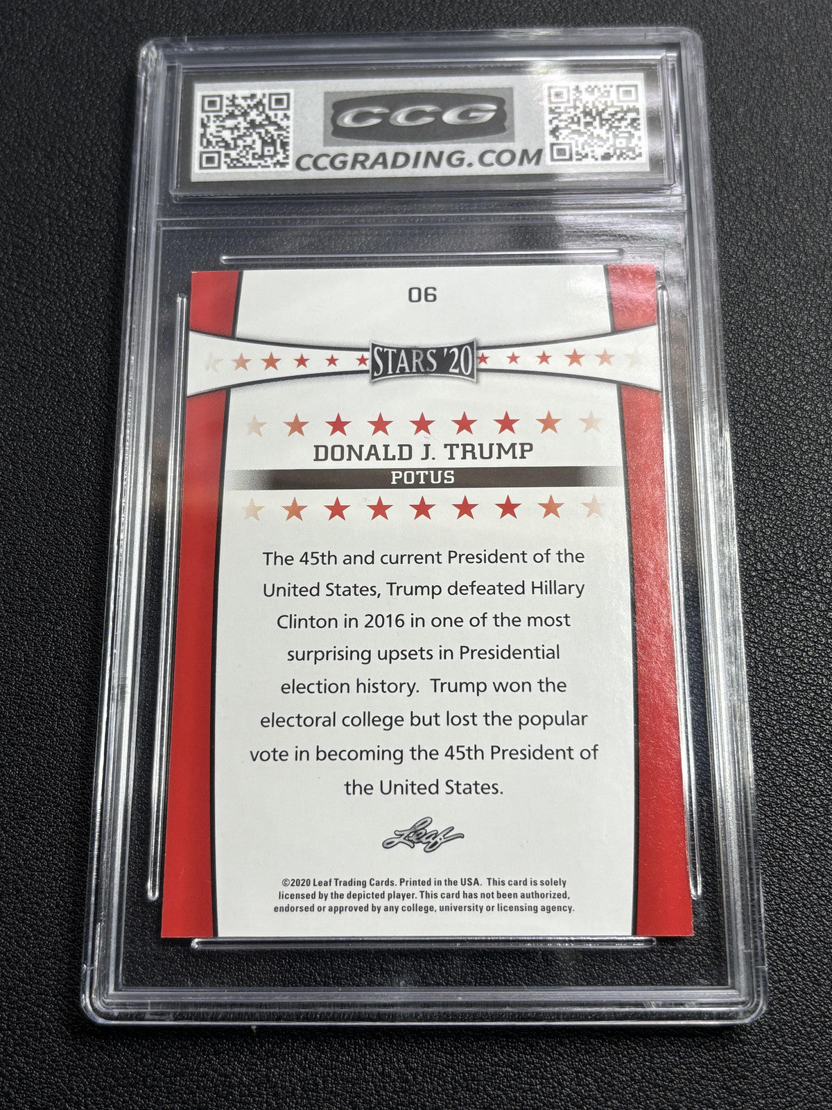 Donald J. Trump 2020 Stars '20 CCG 10