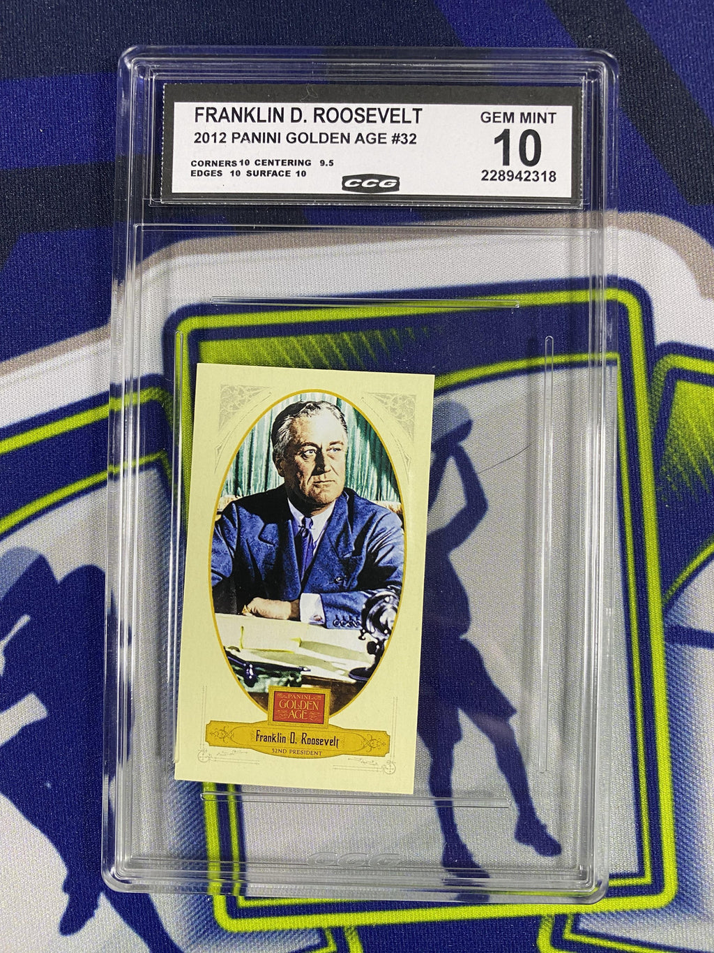 Franklin D Roosevelt 2012 Panini Golden Age 32 CCG 10 RC