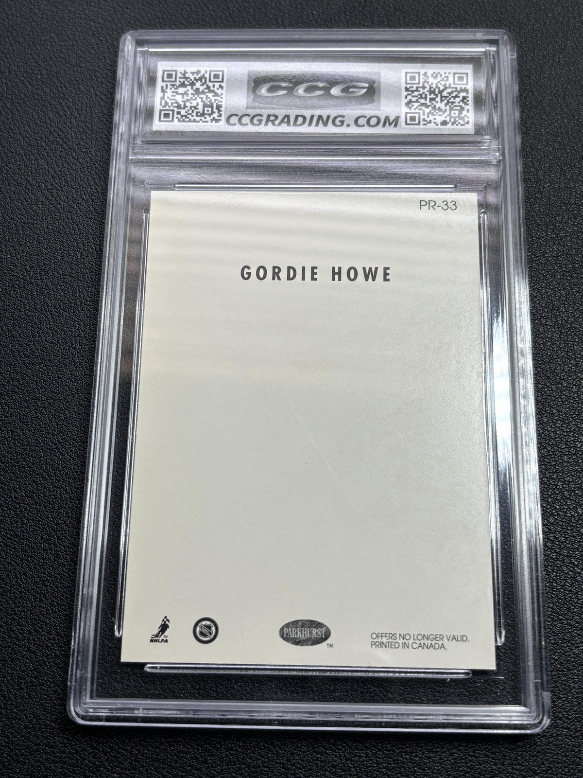 Gordie Howe 1993-94 Parkhurst CCG 10