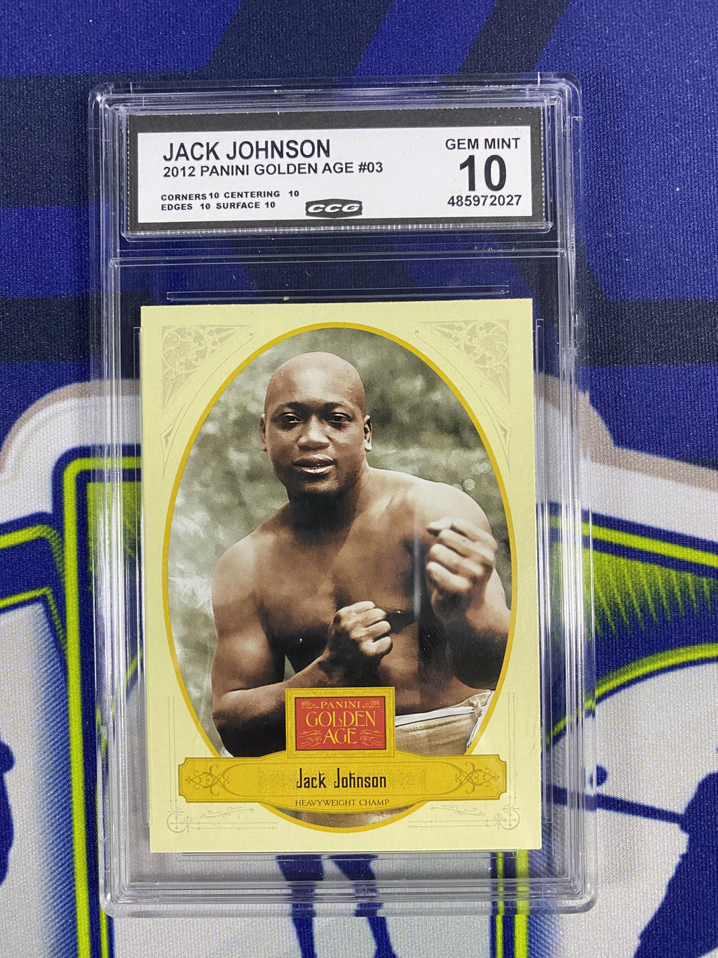 Jack Johnson 2012 Panini Golden Age 3 CCG 10 RC